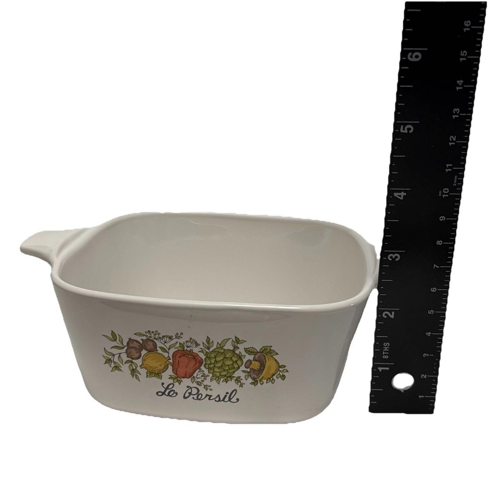 Vintage Corning Ware Spice of Life Le Persil P-43-B 700 ML Baking Dish - Picture 5 of 7